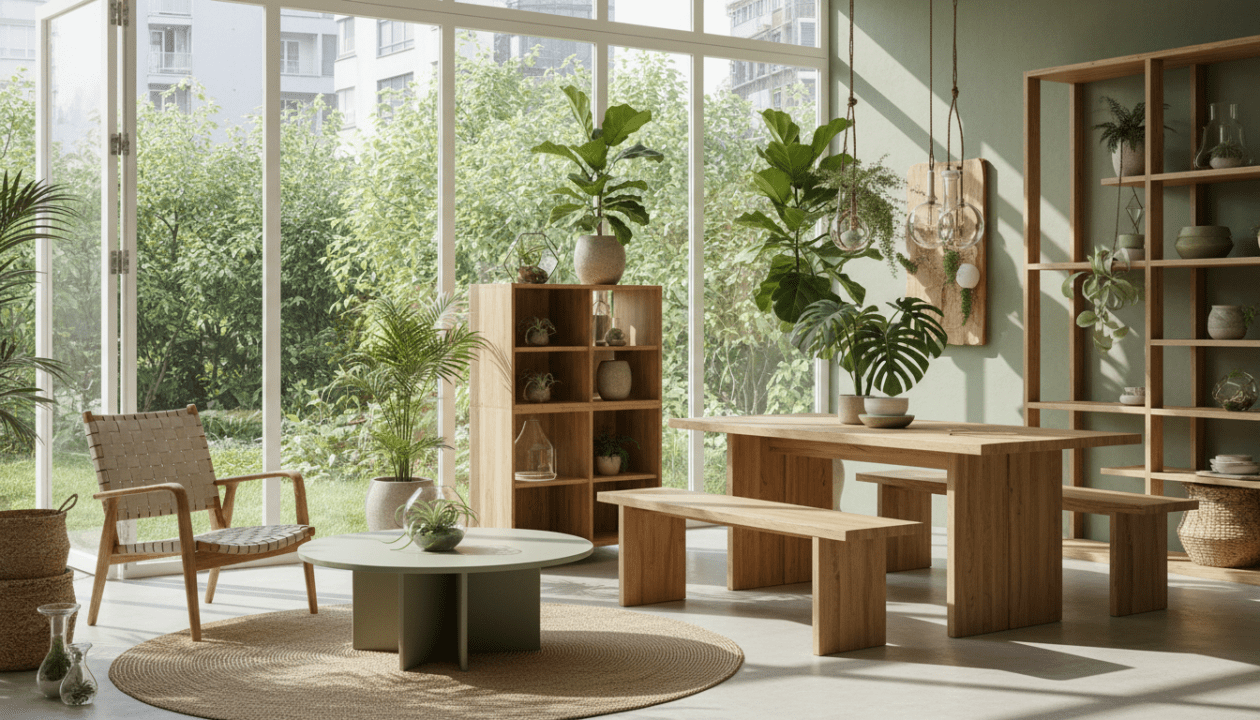 scopri come le bioplastiche e i materiali biodegradabili stanno rivoluzionando il design d'interni, promuovendo un arredamento sostenibile e innovativo per il futuro.