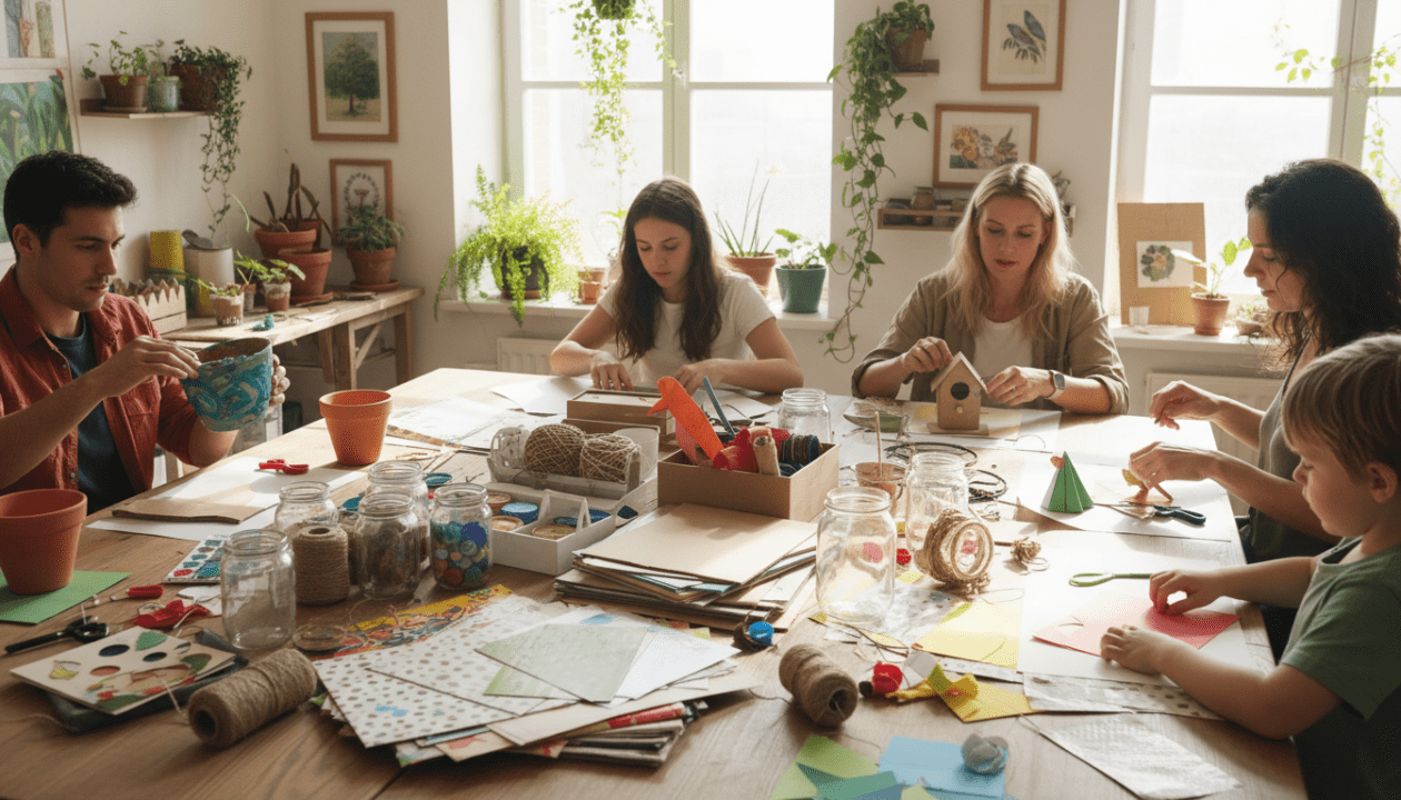 scopri esempi e fantasie creative con lavoretti ecologici fai-da-te, ideali per stimolare l'immaginazione dei bambini e promuovere la sostenibilità.