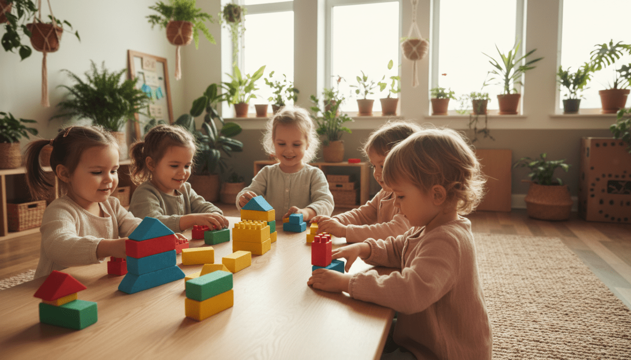 scopri i mattoncini colorati in amido di mais, un gioco sicuro e sostenibile che stimola la creatività dei più piccoli, rispettando l'ambiente.